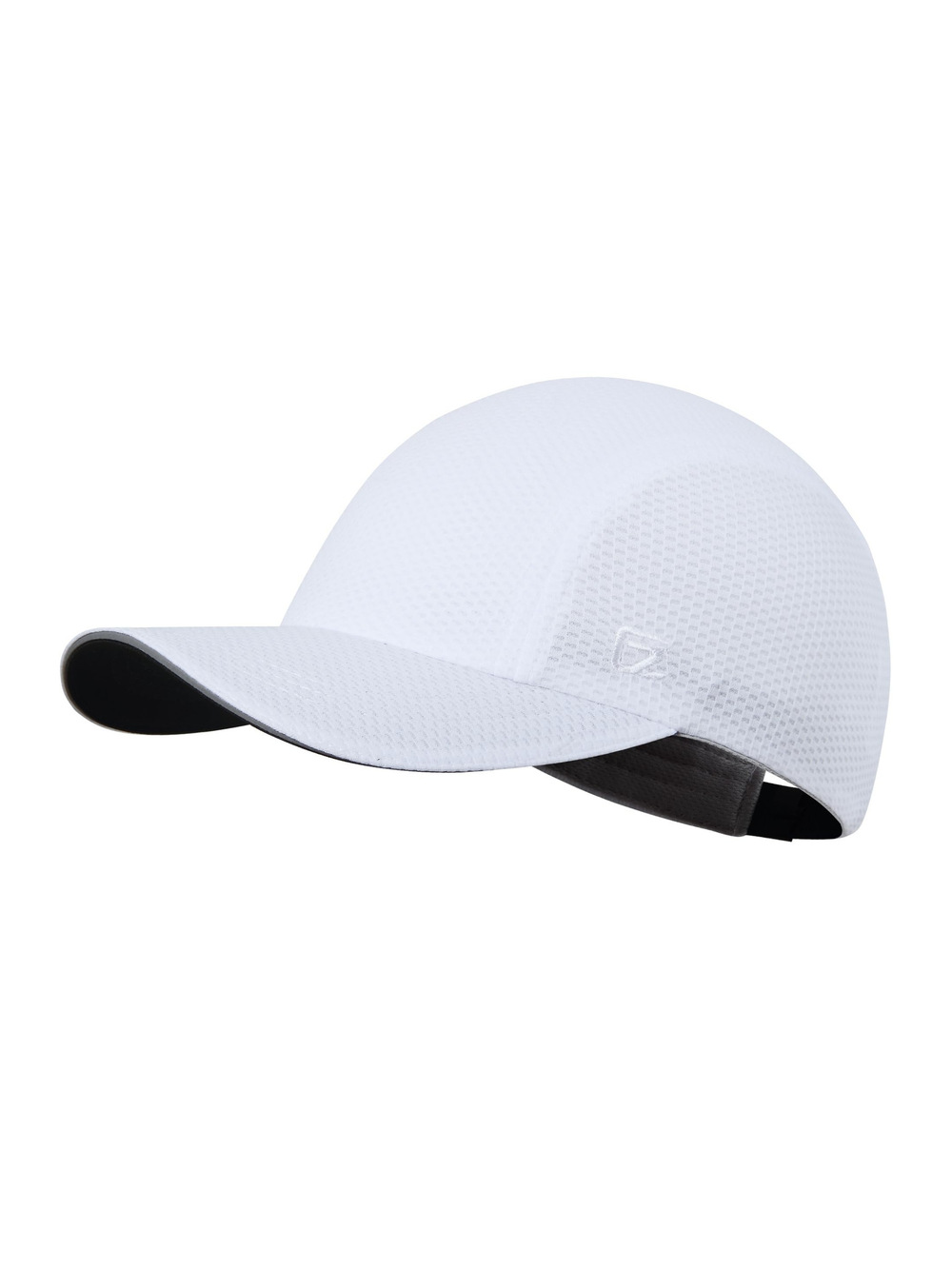 Women's Race Day Running Cap Performance Mesh Hat | White | Size 6 5/8-7 1/2